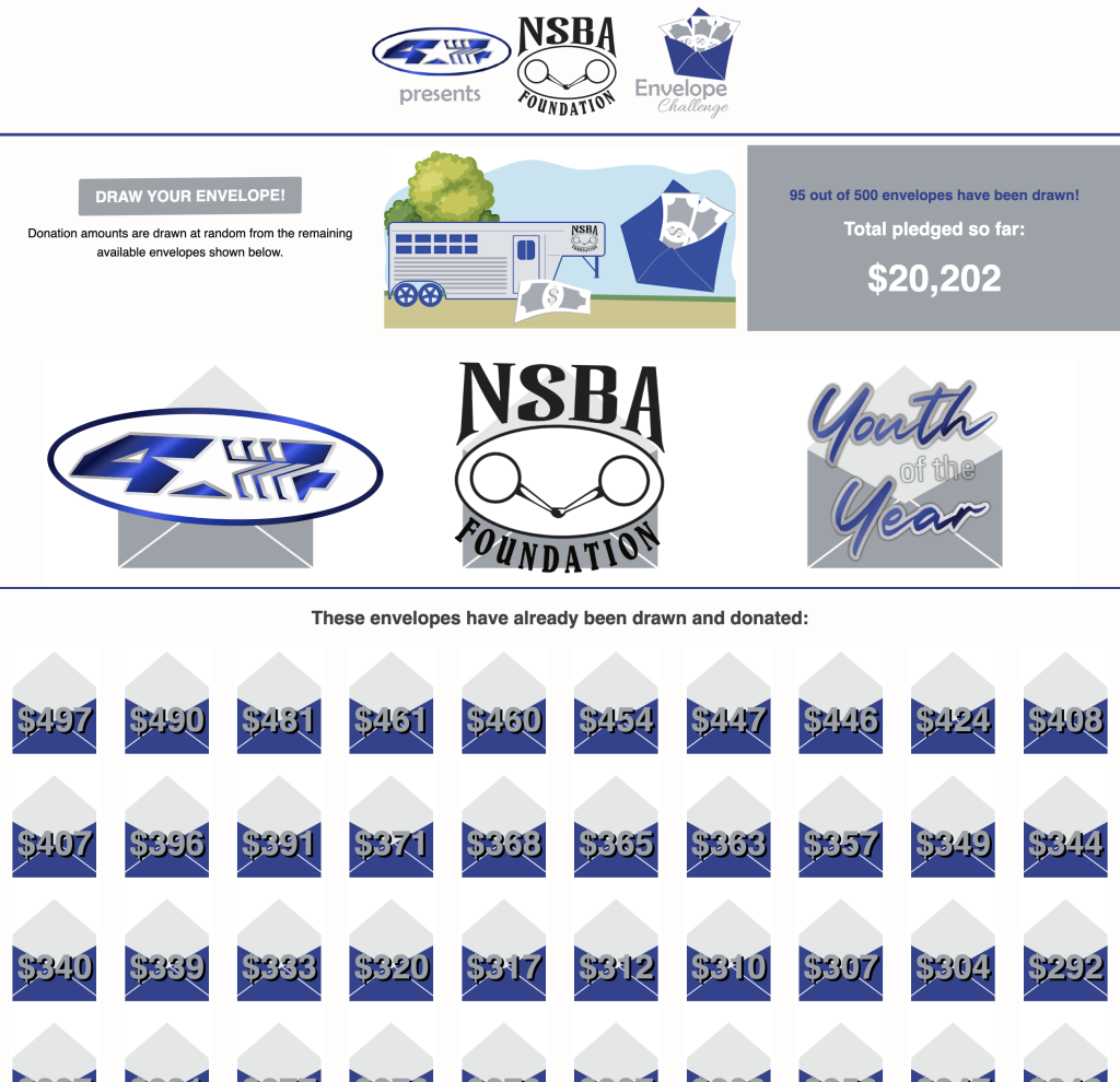 Examples of recent Envelope Challenges